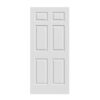 5.WPC Door Primed Textured Molded MDF Interior Closet Bifold Door