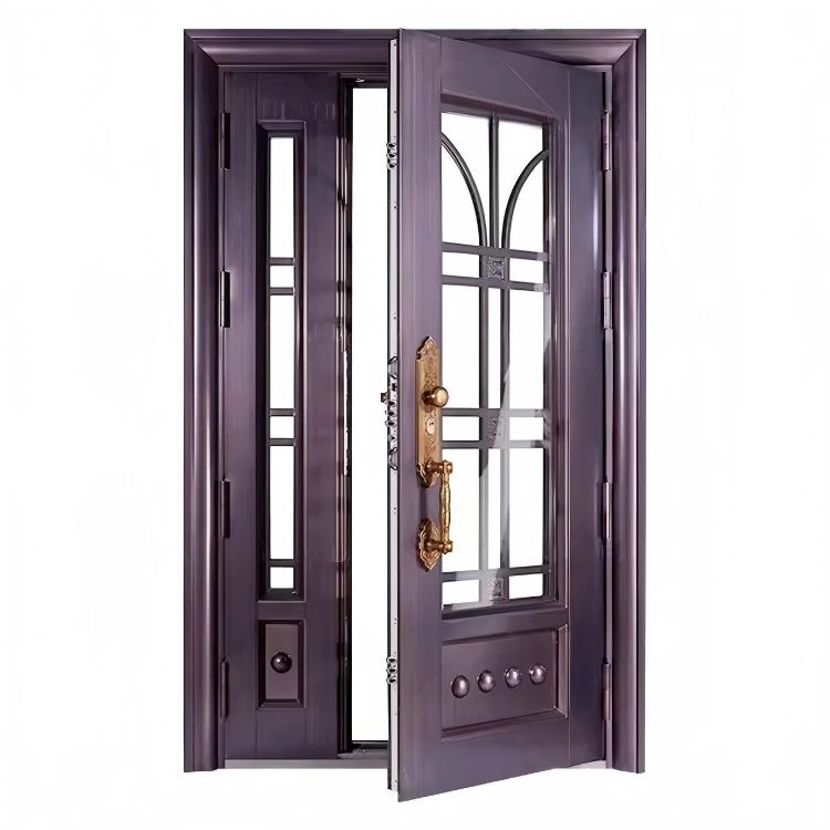 Main-02 - 副本 Steel Glass Single Commercial Exterior Door