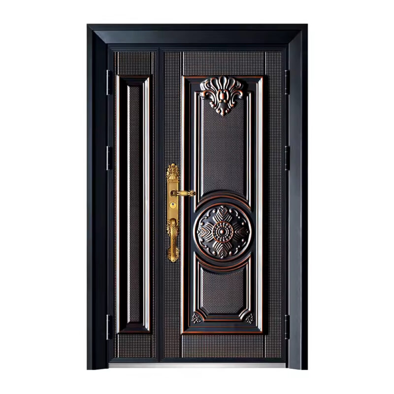 Heavy Aluminum Casting Luxury Villa Entrance Door