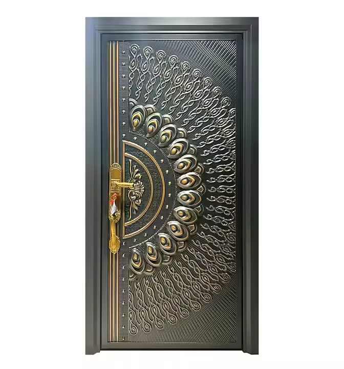anti-theft security door Waterproof Security Steel Exterior Doors
