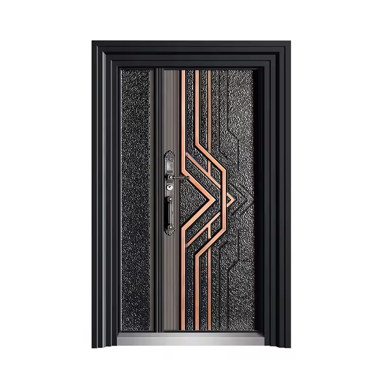 Main-05 Aluminum Security Doors Anti Bullet Hot Exterior Carmen Door