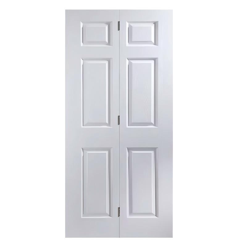 Main-06 Primed Textured Molded MDF Interior Closet Bifold Door
