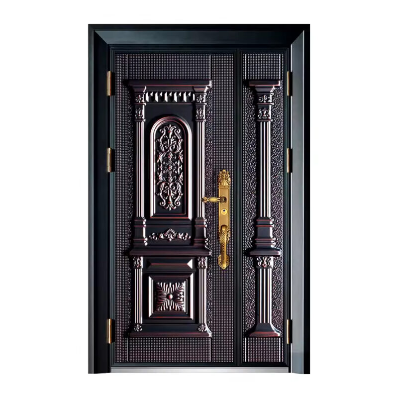Heavy Aluminum Casting Luxury Villa Entrance Door